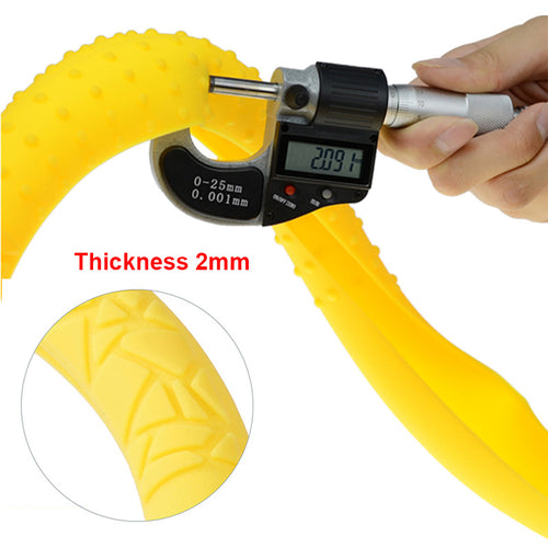 Car Anti-skid Wear-resistant Geometric Pattern Silicone Steering Wheel Cover