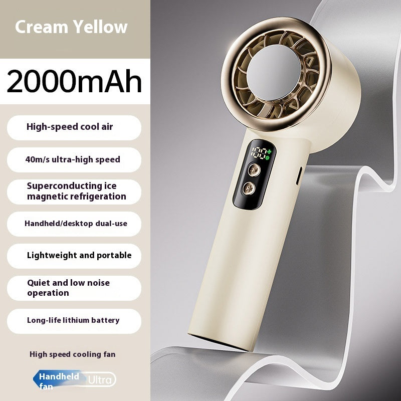 New Semiconductor Ice Cooling Handheld Fan
